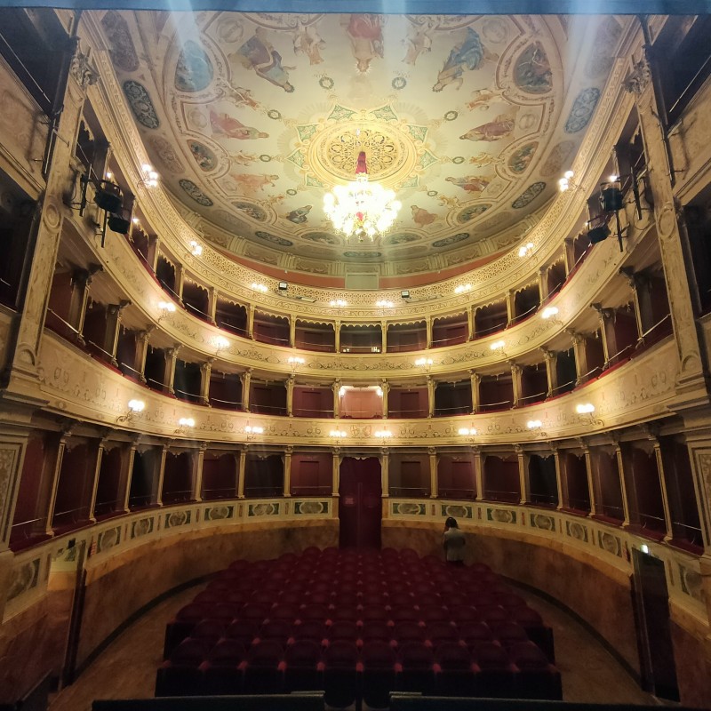 Un antico teatro all'italiana